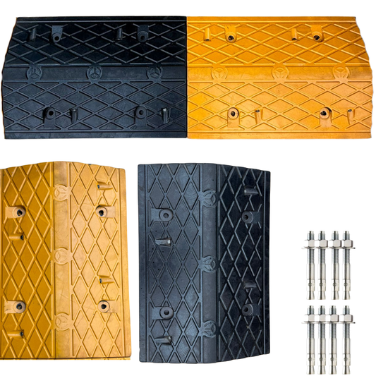 Quebra Molas Lombada Modular De Borracha Redutor De Velocidade 1 metro