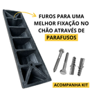Limitador de Vaga Batente de Estacionamento 55cm Borracha com Refletivo